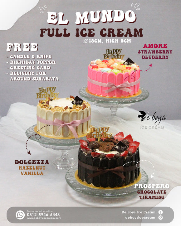 EL MUNDO Tart Ice Cream