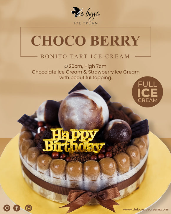 Bonito Tart - CHOCO BERRY (Chocolate & Strawberry)
